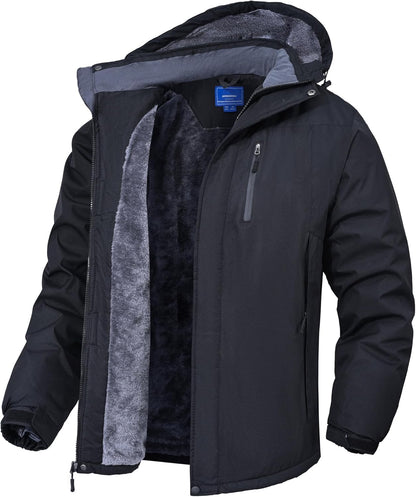 Men's Winter Snow Jacket - Waterproof, Windproof Mountain Rain Coat