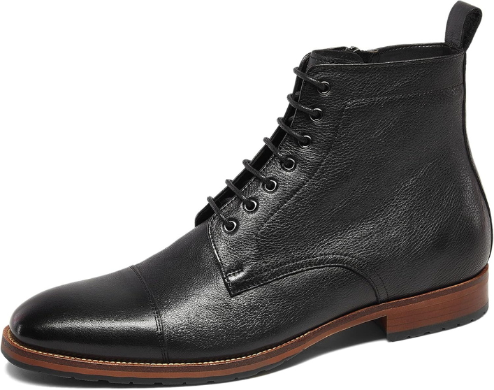 Men's Leather Chukka Dress Boots – Stylish and Casual Footwear for Men