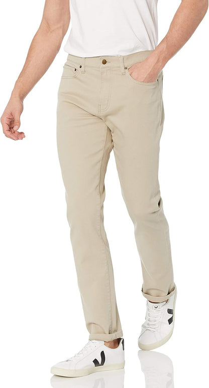 Men's Slim-Fit Jeans - Light Khaki Brown