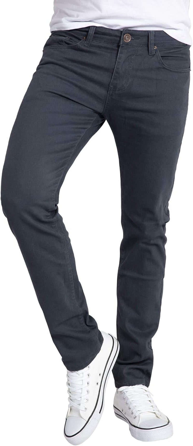 Men's Slim Fit Stretch Denim Jeans - Comfortable Skinny Pants