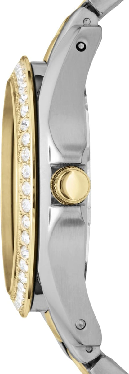 Riley Women's Watch with Crystal Accents & Stainless Steel Bracelet