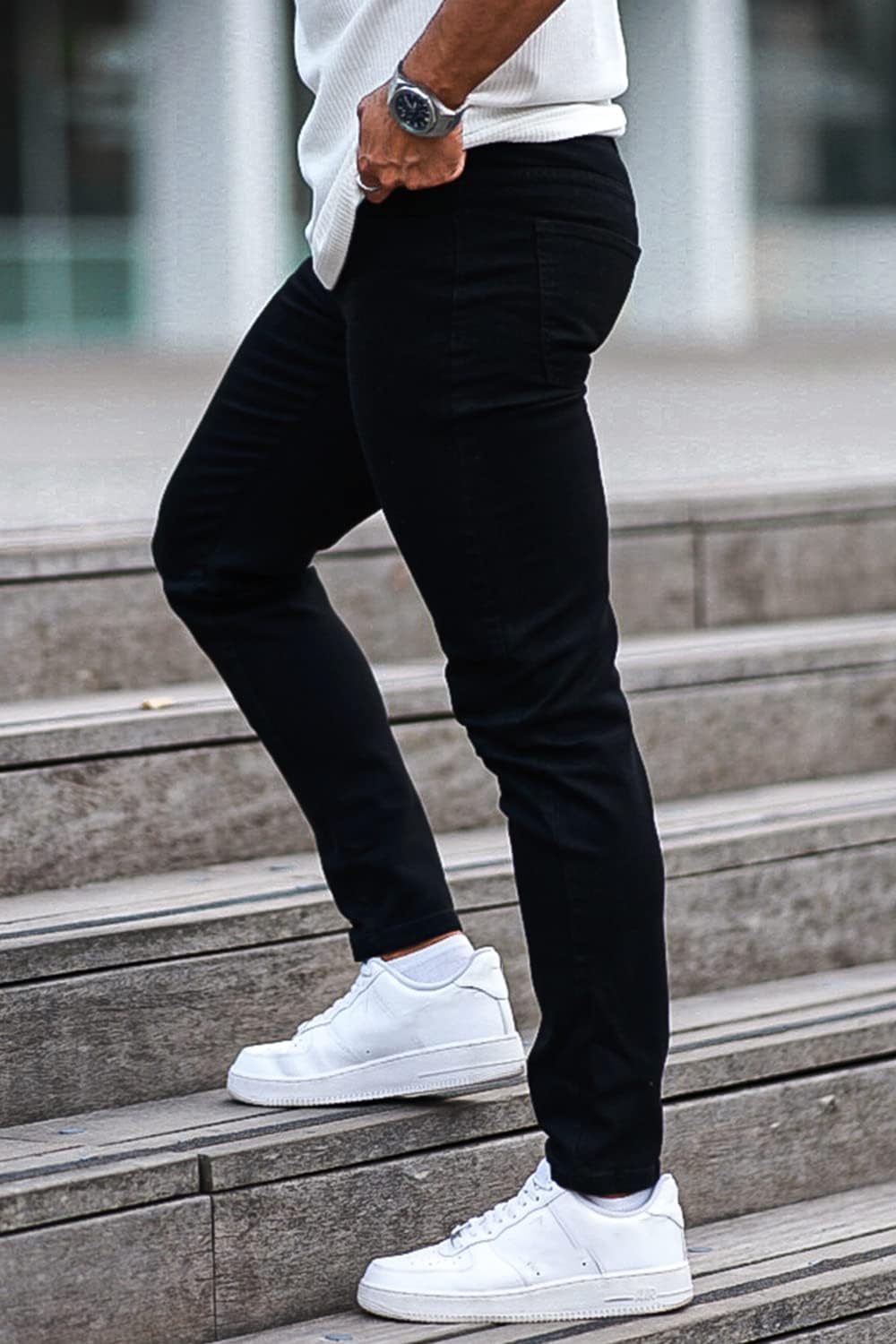 Men's Slim-Fit Stretch Denim Pants