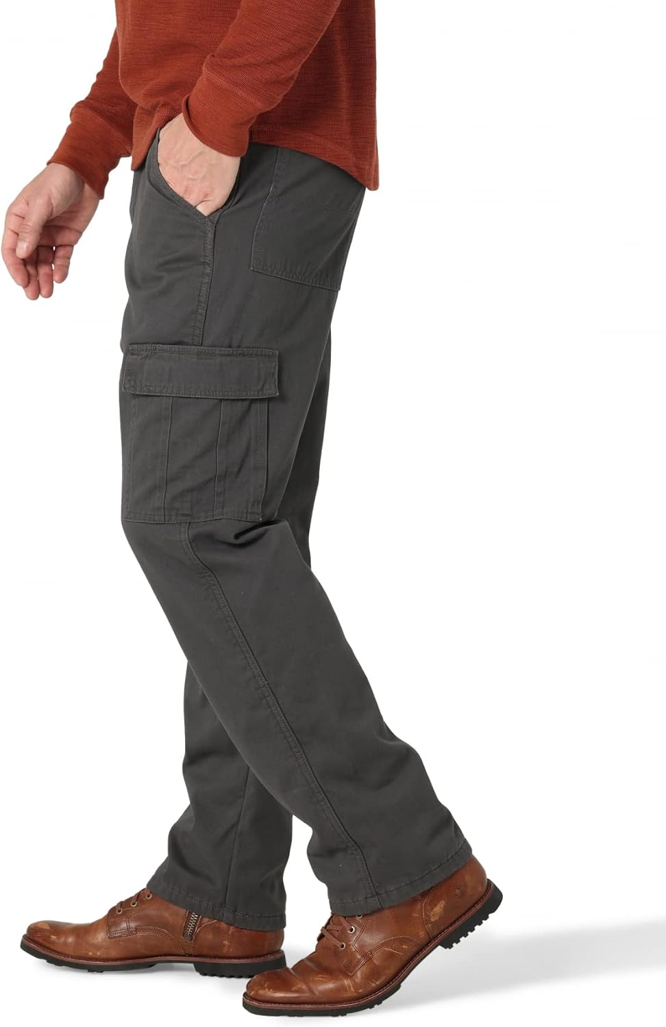 Men's Cargo Pants with Fleece Lining