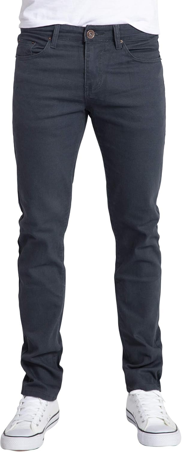 Men's Slim Fit Stretch Denim Jeans - Comfortable Skinny Pants