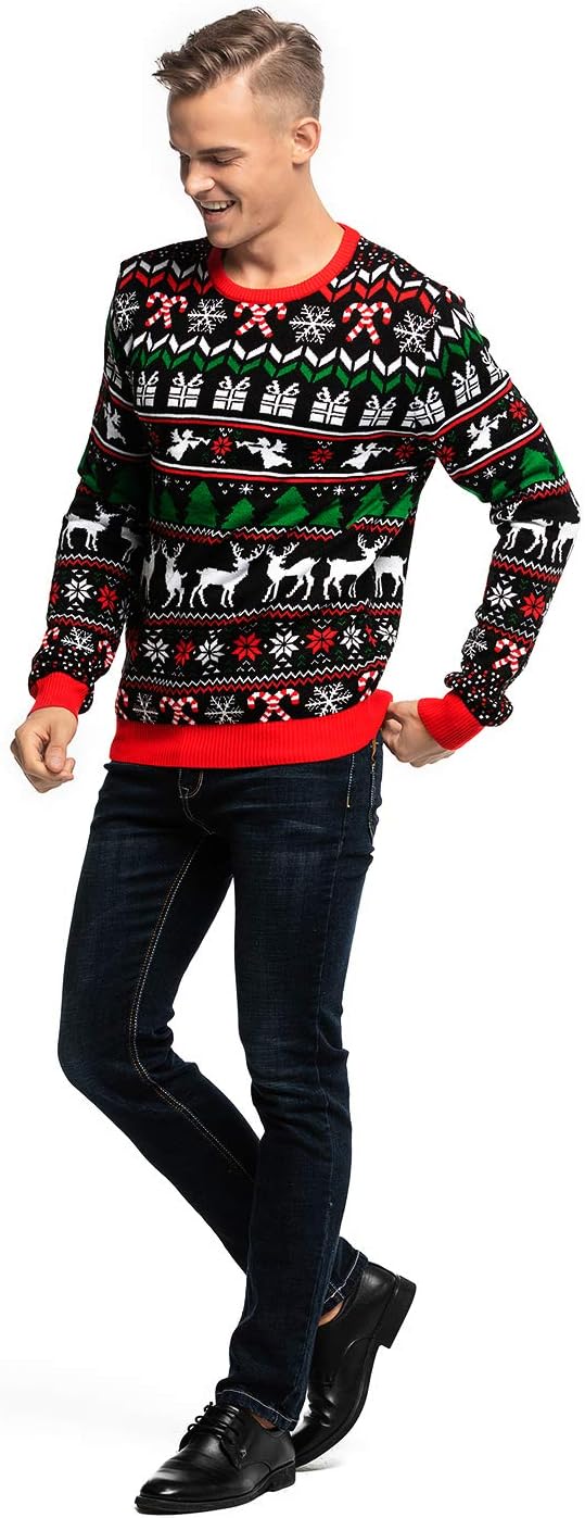 Men's Christmas Sweater – Funny Fair Isle Pullover for Party