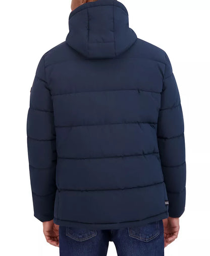 Men's Hooded Quilted Puffer Jacket – Ultra-Warm and Stylish