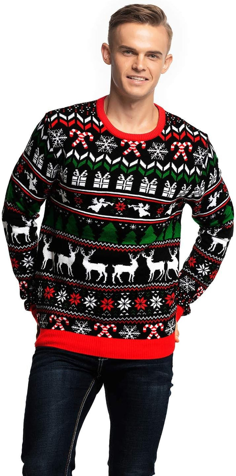 Men's Christmas Sweater – Funny Fair Isle Pullover for Party