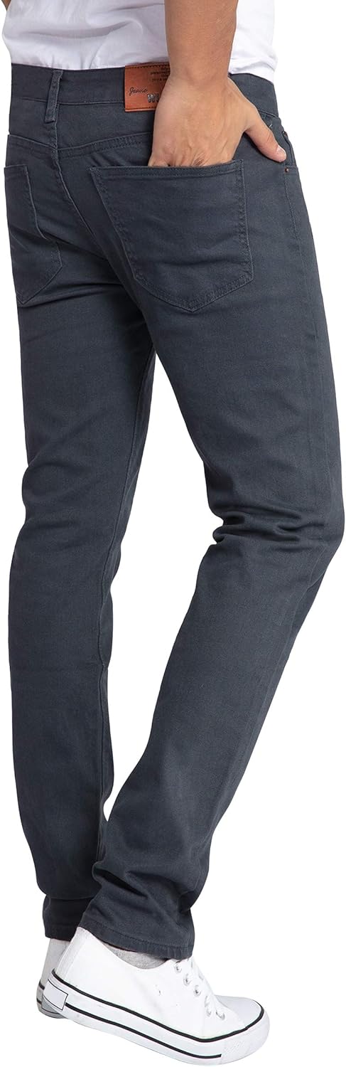 Men's Slim Fit Stretch Denim Jeans - Comfortable Skinny Pants