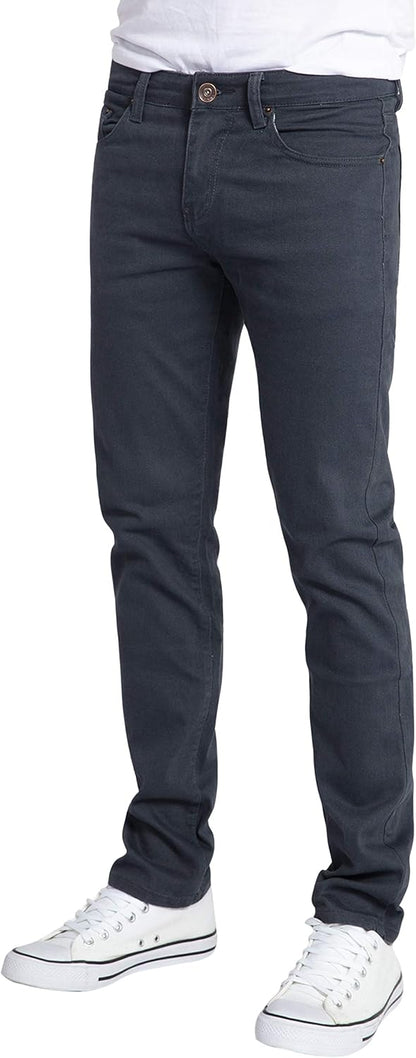 Men's Slim Fit Stretch Denim Jeans - Comfortable Skinny Pants