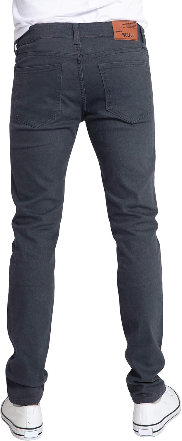 Men's Slim Fit Stretch Denim Jeans - Comfortable Skinny Pants