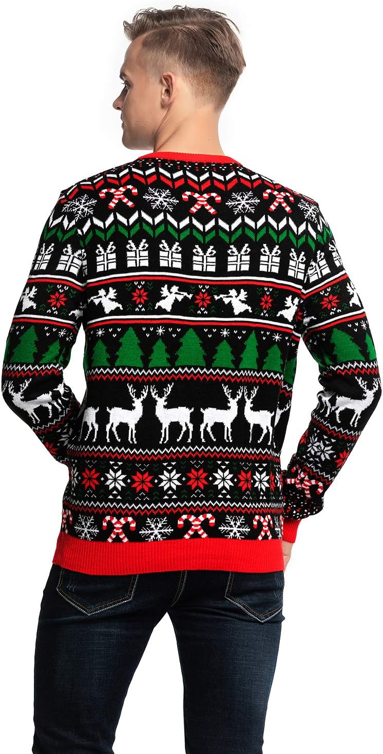 Men's Christmas Sweater – Funny Fair Isle Pullover for Party