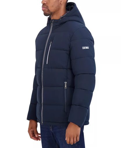 Men's Hooded Quilted Puffer Jacket – Ultra-Warm and Stylish