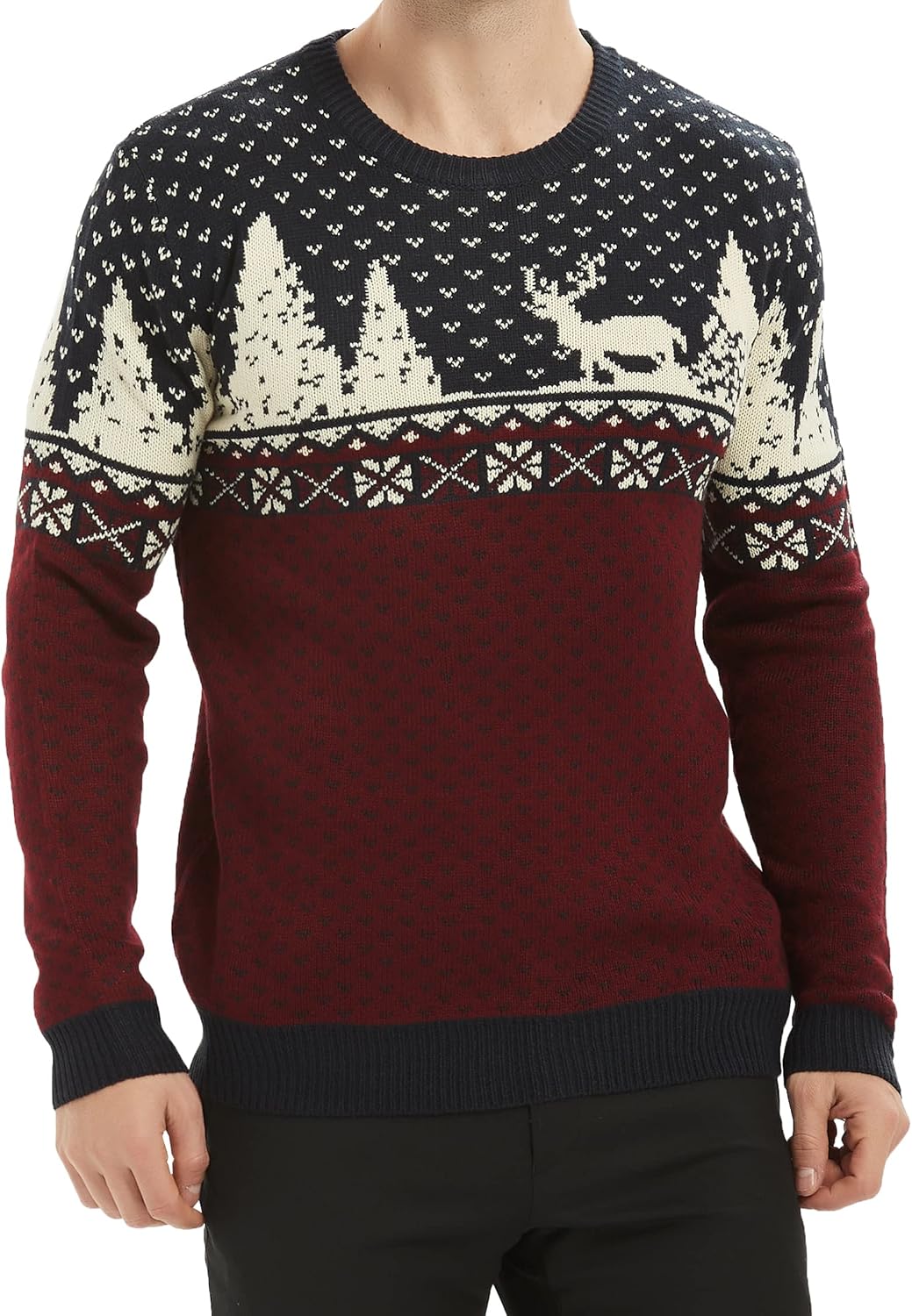 Men's Christmas Sweater – Reindeer