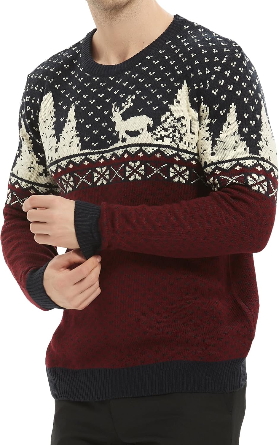 Men's Christmas Sweater – Reindeer