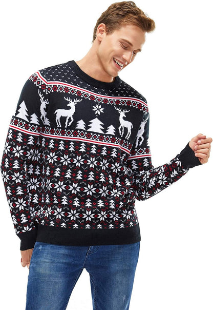 Men's Christmas Sweater – Funny Fair Isle Pullover for Party