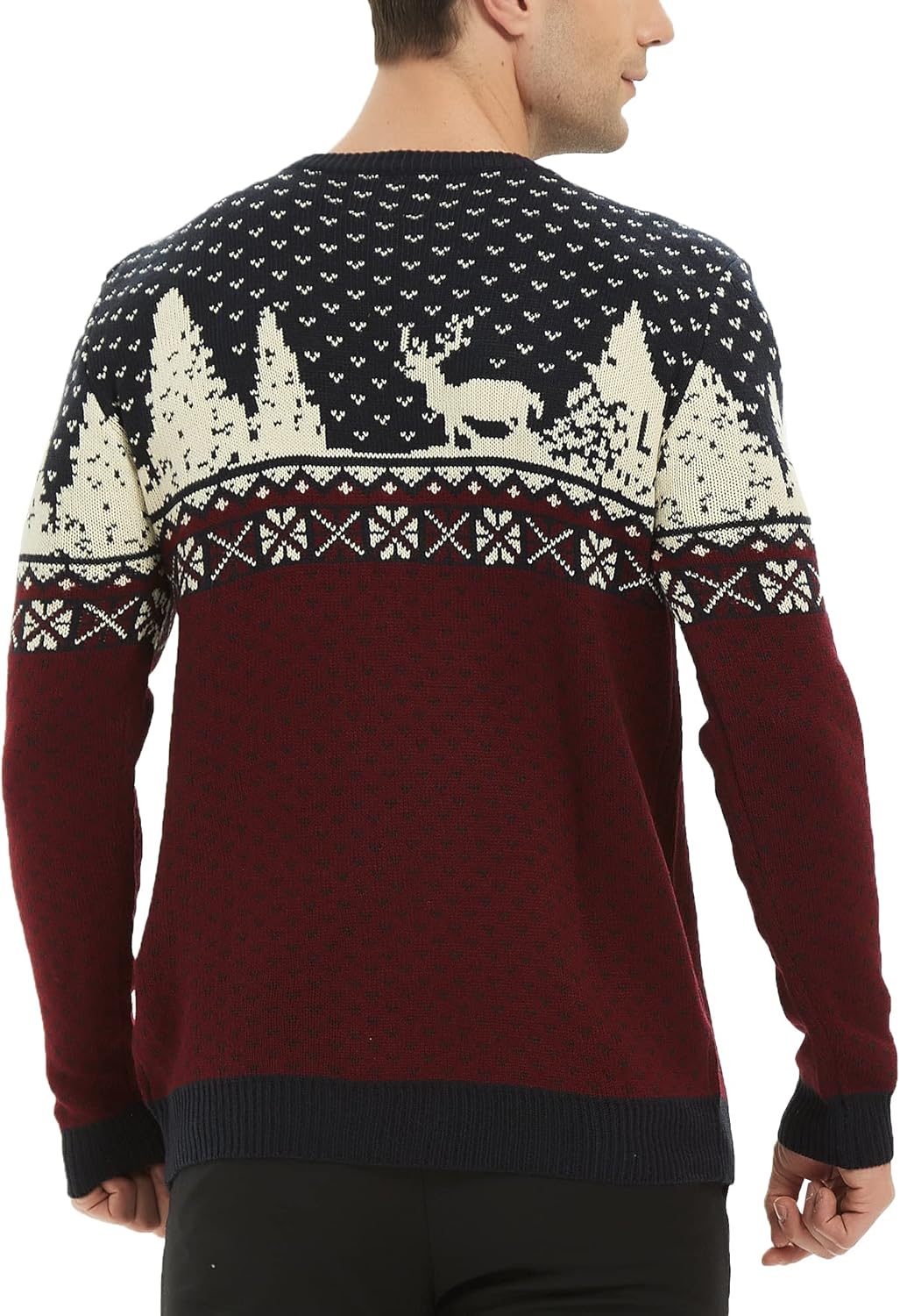 Men's Christmas Sweater – Reindeer