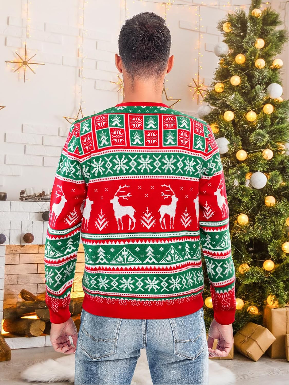 Unisex Christmas Sweater for Men and Women – Festive Knit Holiday Pullover