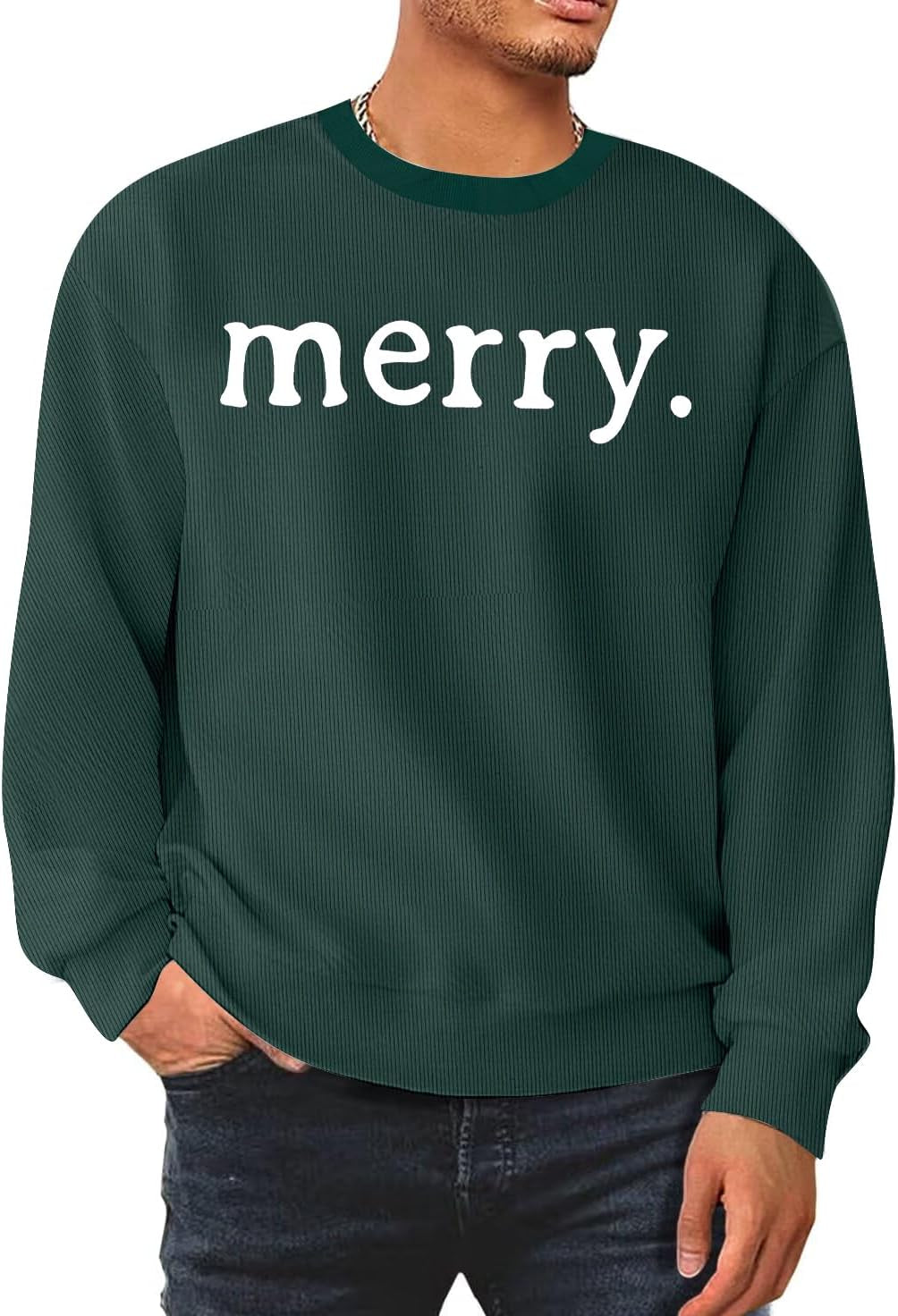 Festive Cheer Sweatshirt – "Merry Christmas" Holiday Edition