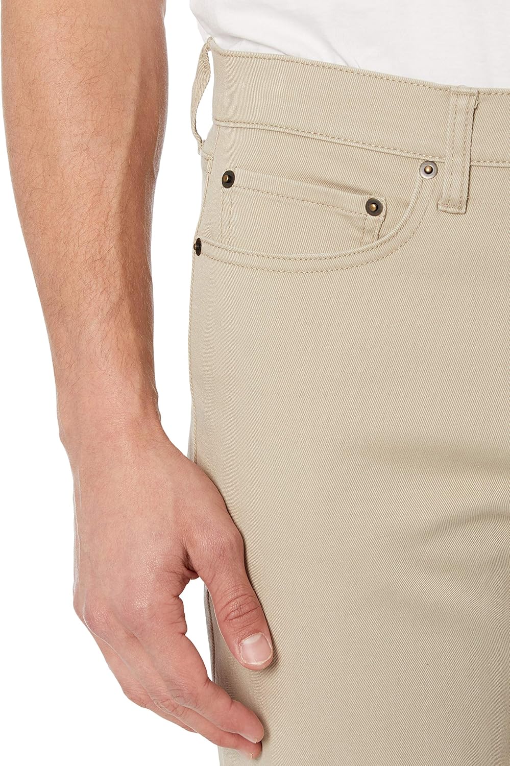 Men's Slim-Fit Jeans - Light Khaki Brown