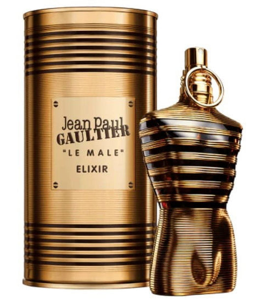 Jean Paul Gaultier Le Male Elixir Parfum Spray for Men, 4.2 oz