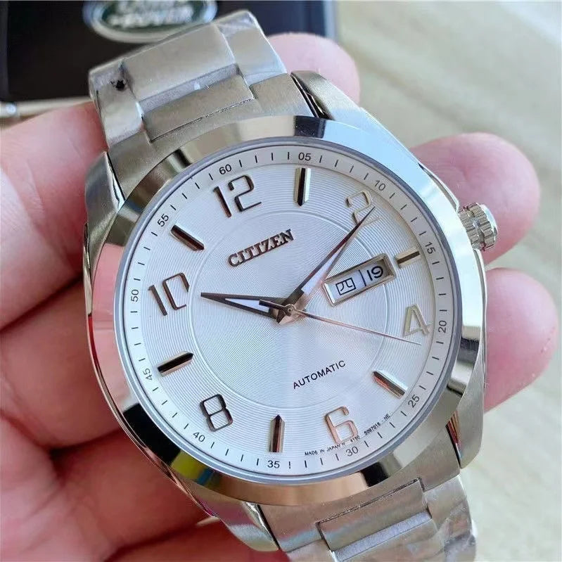 Men's Luxury Japanese Automatic Watch – Waterproof with Large Dial