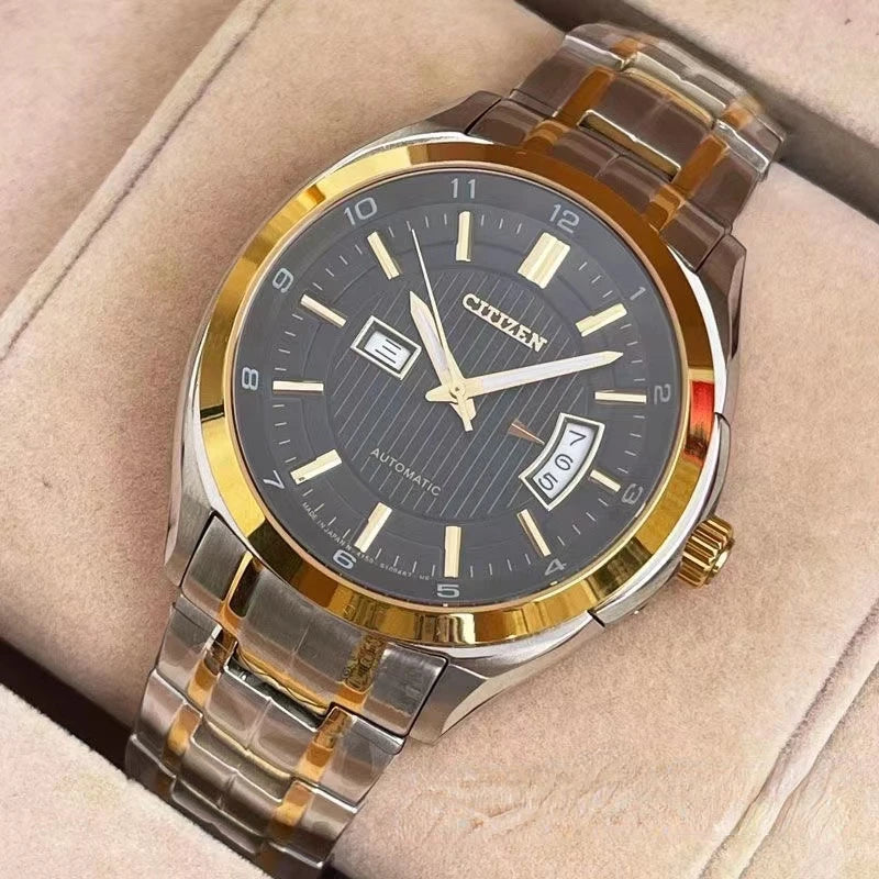 Men's Luxury Japanese Automatic Watch – Waterproof with Large Dial