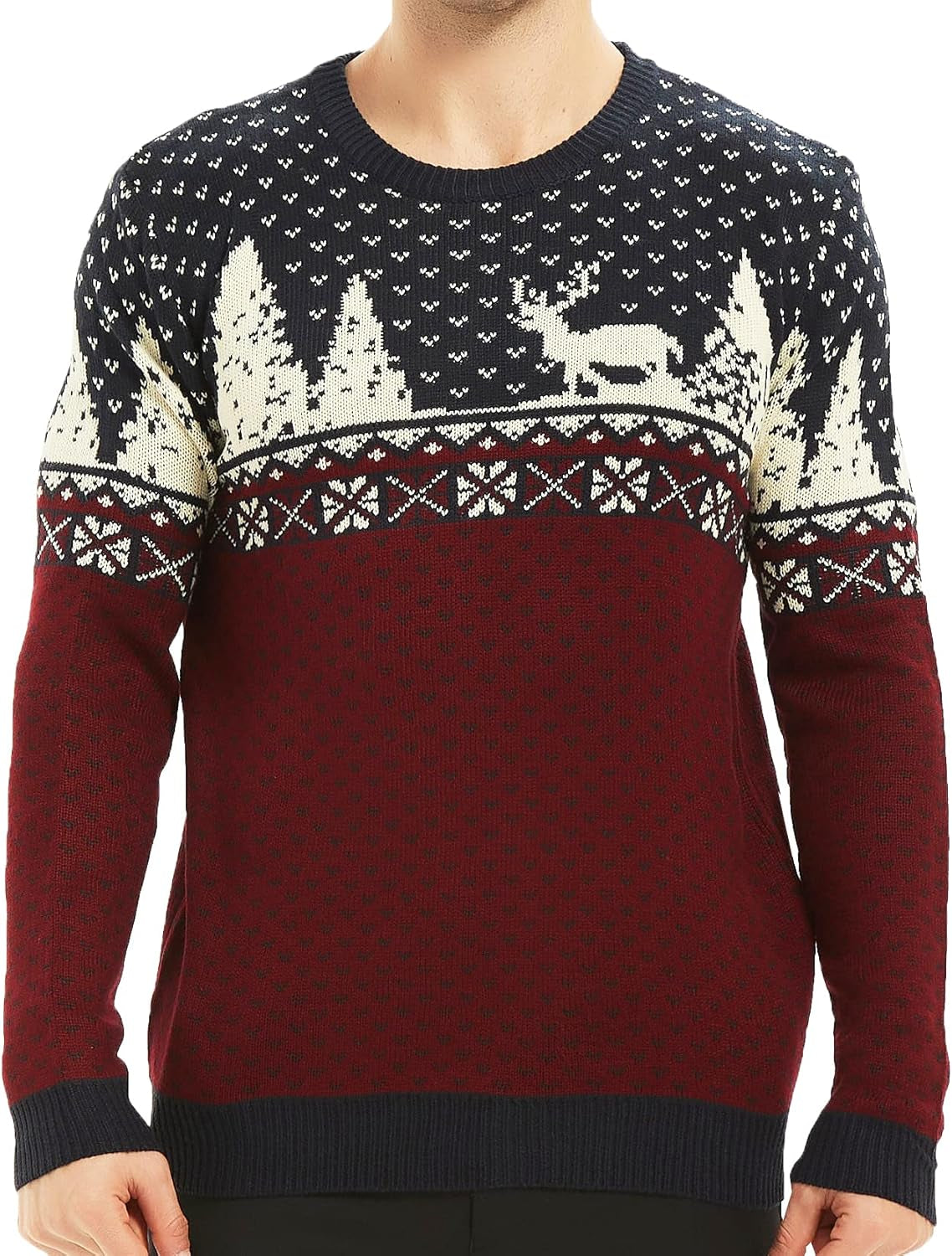 Men's Christmas Sweater – Reindeer