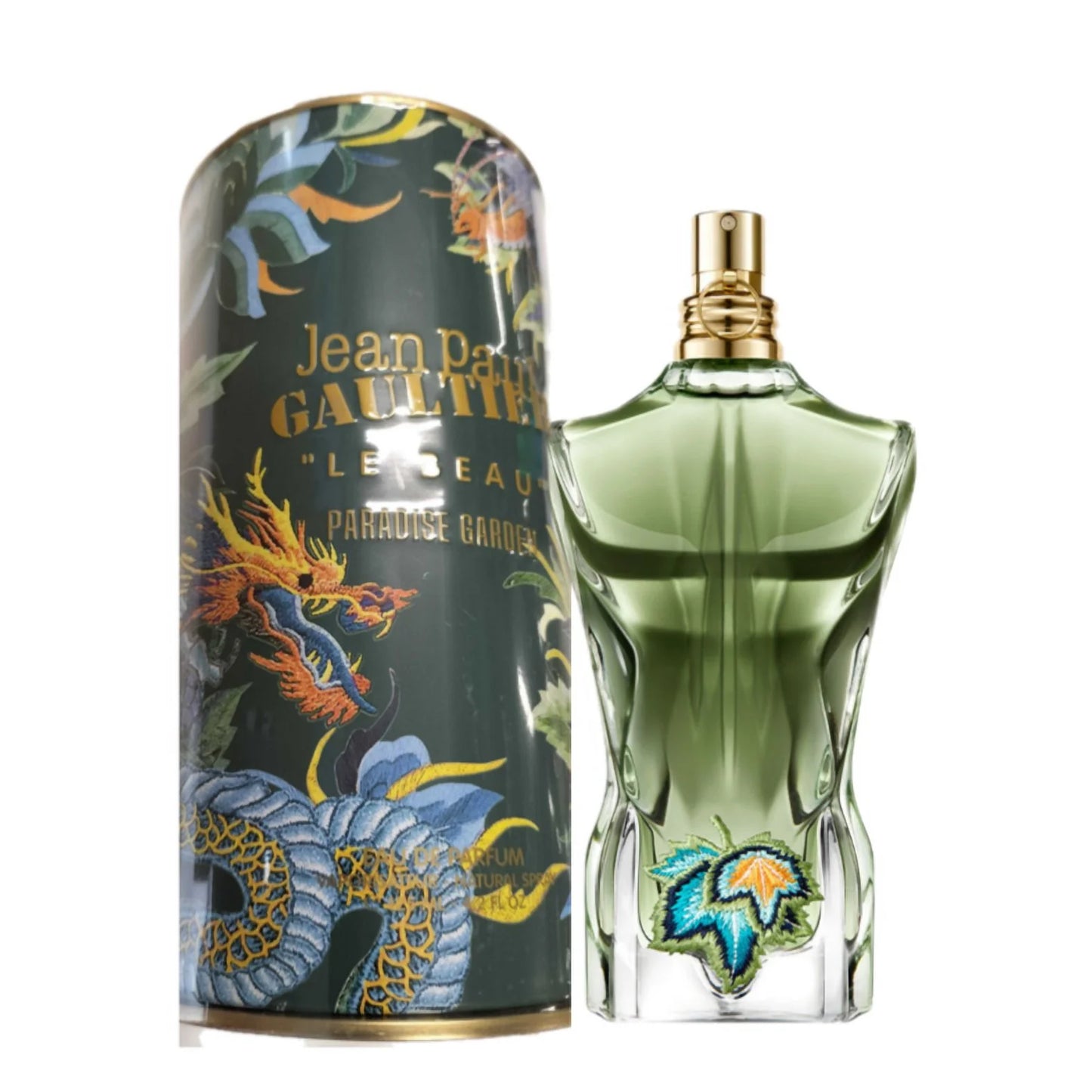 Jean Paul Gaultier Le Beau Paradise Garden Eau De Parfum Spray for Men, 4.2 oz