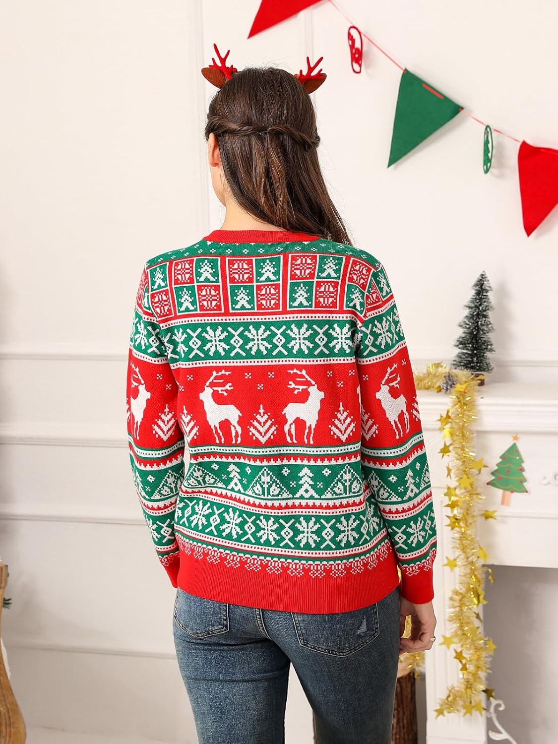 Unisex Christmas Sweater for Men and Women – Festive Knit Holiday Pullover