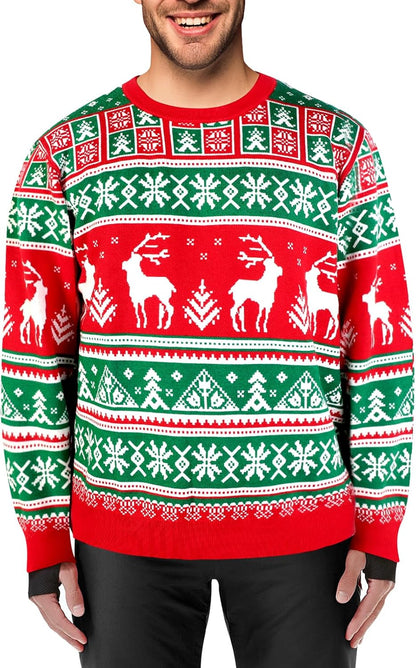 Unisex Christmas Sweater for Men and Women – Festive Knit Holiday Pullover