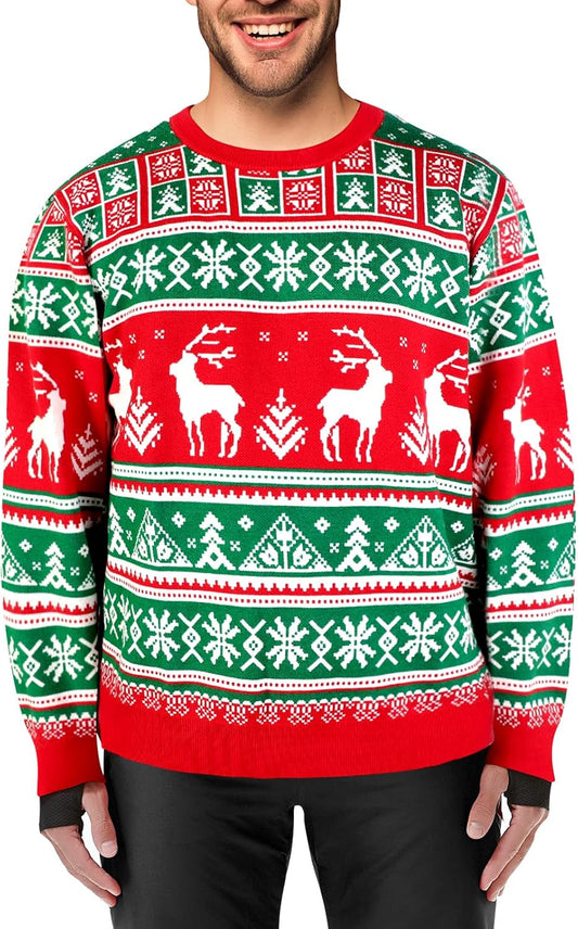 Unisex Christmas Sweater for Men and Women – Festive Knit Holiday Pullover